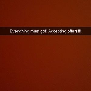 Emptying closet and everything must go! Submit your offers !!!